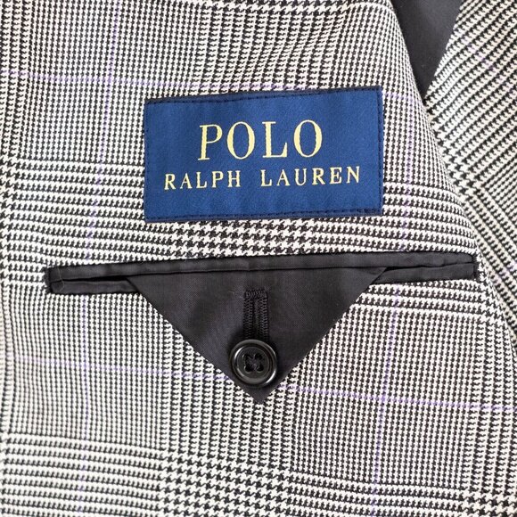 NWT Polo Ralph Lauren Men's Soft Glen Plaid Suit Jacket $898 - Size 42 - Picture 13 of 15